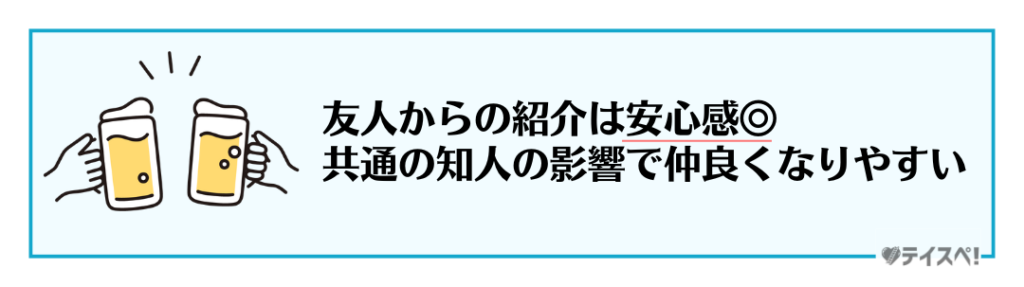 友人・知人からの紹介の図解