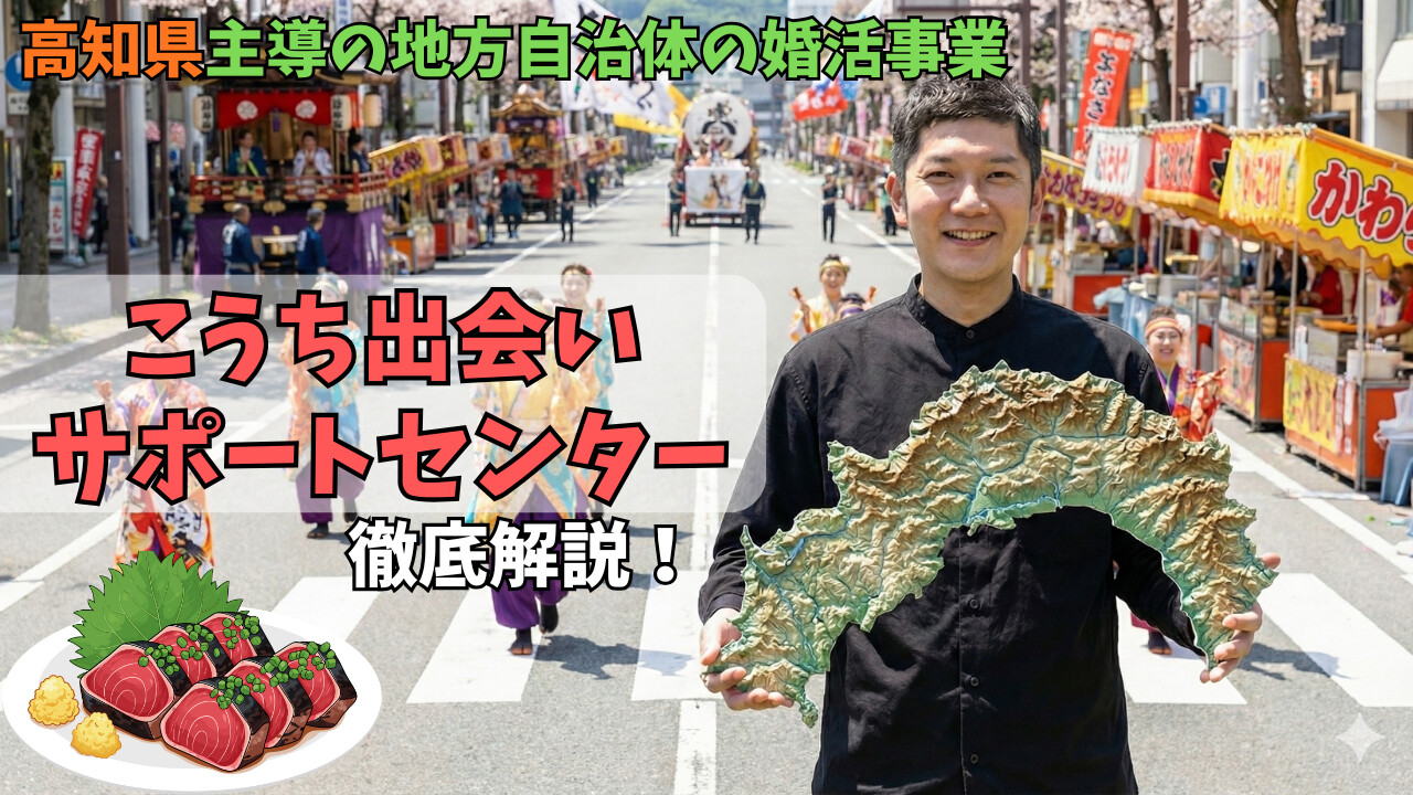【高知県】こうち出会いサポートセンターとは？登録手順やイベントについて解説！のアイキャッチ