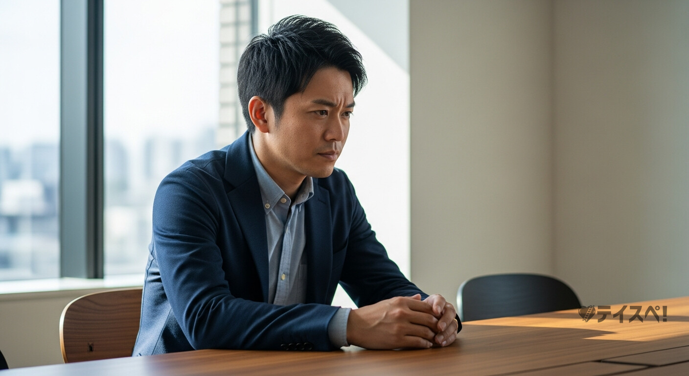 婚活に向き合う男性のイメージ