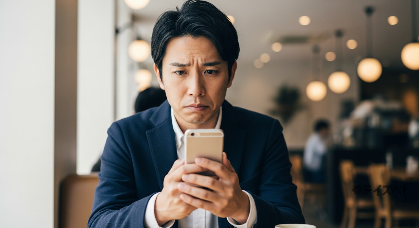 悩む男性のイメージ