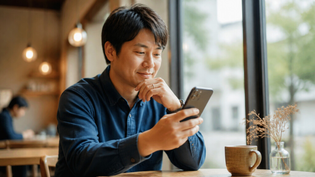 マッチングアプリを選ぶ30代男性
