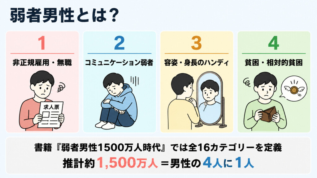 弱者男性とは？定義の図解